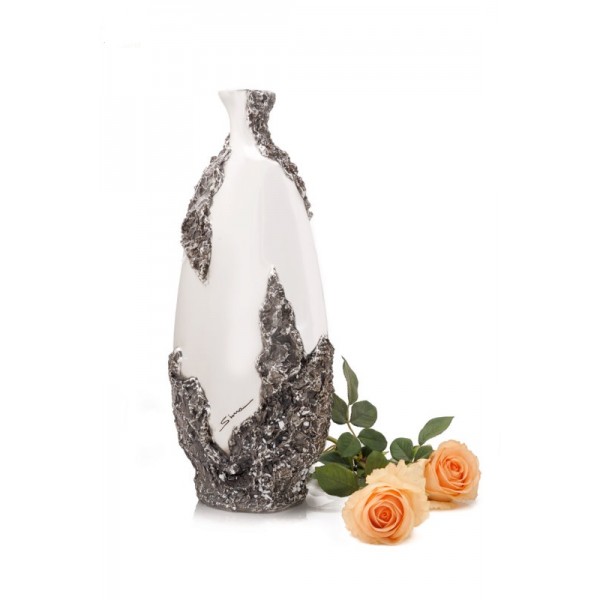 SILVER PLATED DECORATIVE VASE